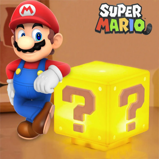 Lámpara Led Mario Bros Nintendo Cubo