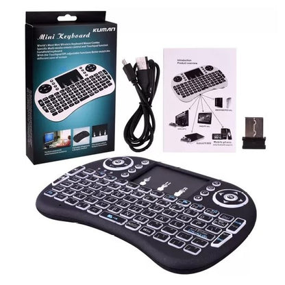 MINI TECLADO INALÁMBRICO CON PANEL TÁCT