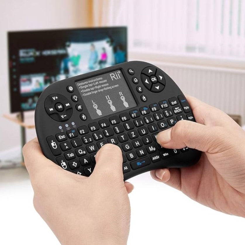 MINI TECLADO INALÁMBRICO CON PANEL TÁCT