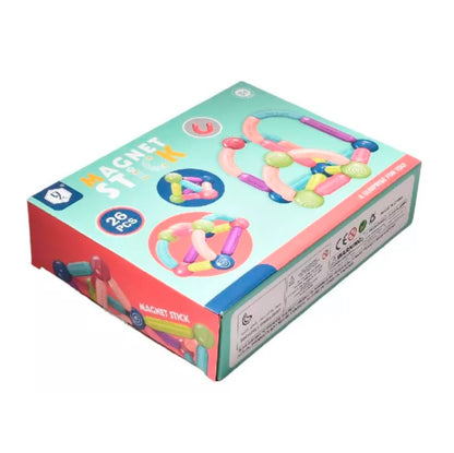 JUEGO DE BLOQUES MAGNÉTICOS DE 26 PCS